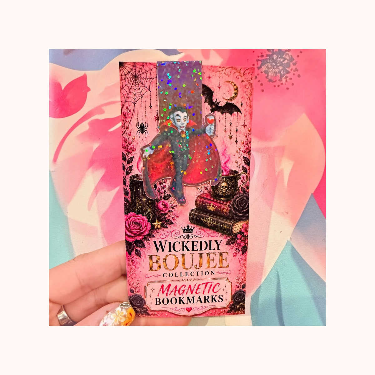 Vampire's Toast Magnetic Bookmark by Clearly Boujee